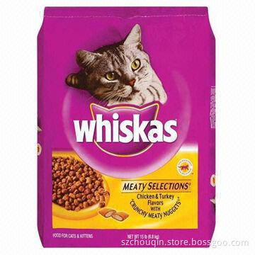 Pet Food Spout Pouch for dogs and cats, moisture and light proof, stand up and various shapes